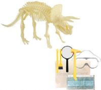 HamiltonBuhl PH-TRT STEAM Education Paleo Hunter Dig Kit - Triceratops Rex, Includes FREE AR App Download, Block – Slaked Lime Plaster, Dino Bones – ABS, Hammer – PP (Polypropylene), Chisel – PP (Polypropylene), Brush – PP (Polypropylene), Goggles – PC (Ploy Carbonates), Mask – High Quality Non-Woven Fabric, Magnifying Glass - ABS+Acrylic, UPC 681181626731 (HAMILTONBUHLPHTRT PHTRT PH TRT) 