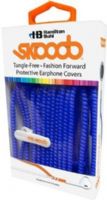 HamiltonBuhl SKB Skooobs Tangle Free Fashion Forward Proective Earphone Covers, Cobalt Blue, TPU Plastic Covers, Box Contains About 78" Of Skooob Covers, Small Diameter Allows For Installation On All Smartphone Earbuds And Thin Cable Chargers, Skooob Spiral Shape Makes Installation Simple, UPC 681181626175 (HAMILTONBUHLSKB SKB) 