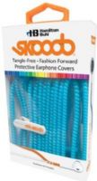 HamiltonBuhl SKB-TRQ Skooobs Tangle Free Fashion Forward Proective Earphone Covers, Turquoise, TPU Plastic Covers, Box Contains About 78" Of Skooob Covers, Small Diameter Allows For Installation On All Smartphone Earbuds And Thin Cable Chargers, Skooob Spiral Shape Makes Installation Simple, UPC 681181626168 (HAMILTONBUHLSKBTRQ SKBTRQ SKB TRQ) 