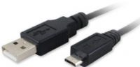 HamiltonBuhl USB2-A-MCB-10ST USB 2.0 A to Micro B Cable, 10 Feet Length, Premium Construction, Molded Strain Relief, X-traflex PVC Jacket, Supports Hi-Speed, 480 Mbps, 28AWG Gauge, Tinned Copper Center Conductor, Nickel Connector Finish, 65% Braid Shielding, RoHS Compliant, UPC 808447048742 (HAMILTONBUHLUSB2AMCB10ST USB2-AMCB-10ST USB-A-MCB10ST USB2A-MCB-10ST USB2-A-MCB10ST) 