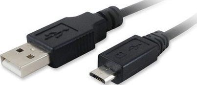 HamiltonBuhl USB2-A-MCB-6ST USB 2.0 A to Micro B Cable, 6 Feet Length, Premium Construction, Molded Strain Relief, X-traflex PVC Jacket, Supports Hi-Speed, 480 Mbps, 28AWG Gauge, Tinned Copper Center Conductor, Nickel Connector Finish, 65% Braid Shielding, RoHS Compliant, UPC 808447048735 (HAMILTONBUHLUSB2AMCB6ST USB2-AMCB-6ST USB-A-MCB6ST USB2A-MCB-6ST USB2-A-MCB6ST)