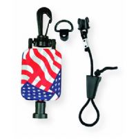 Hammerhead Model MH9USA Retractable Stars and Stripes CB Microphone Keeper; 9 oz. retraction force; 28 inch extension length; Long spring and extension life span; Easy to install and use; UPC 653096242122 (RETRACTABLE STARS AND STRIPES CB MIC KEEPER 28" CORD HAMMERHEAD MH9USA HAMMERHEAD-MH9USA HAMMERMH9USA) 
