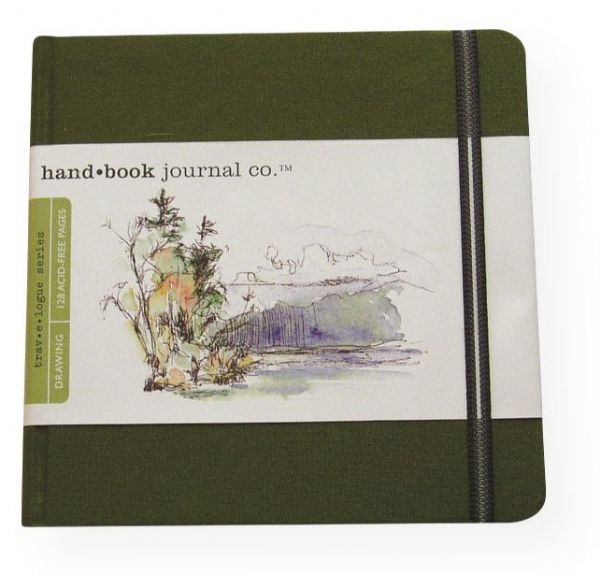 Hand Book Journal Co. 721333 Travelogue Series Artist Journal 5.5