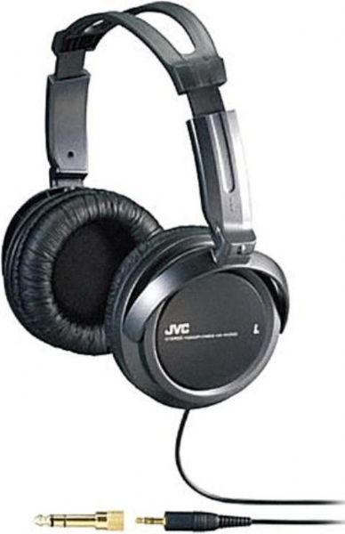 JVC HA-RX300 Headphones - Ear-cup, Ear-cup Headphones Form Factor, Wired Connectivity Technology, Stereo Sound Output Mode, Active Noise Canceling, 12 - 22000 Hz Response Bandwidth, 100 dB/mW Sensitivity, 32 Ohm Diaphragm, 1.6 in Magnet Material, 1 x headphones mini-phone stereo 3.5 mm Connector Type, UPC 046838030208 (HARX300 HA-RX300 HA RX300)