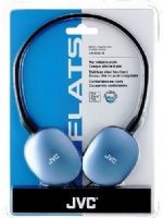 JVC HA-S160-A FLATS Light Weight Stereo Headphones, Blue, 500mW (IEC) Max. Input Capability, Frequency Response 12-24000Hz, Nominal Impedance 32ohms, Sensitivity 103dB/1mW, Color line-up matched to iPod nano 6G, Powerful sound with 1.18" (30mm) neodymium driver units, Soft ear-pads for ideal sound isolation and comfortable fit, UPC 046838046049 (HAS160A HAS160-A HA-S160A HA-S160)  