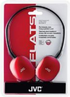 JVC HA-S160-R FLATS Compact Stereo Headphones, Red, 500mW (IEC) Max. Input Capability, Frequency Response 12-24000Hz, Nominal Impedance 32ohms, Sensitivity 103dB/1mW, Neodymium Magnet type, Color line-up matched to iPod nano 6G, Powerful sound with 1.18" (30mm) neodymium driver units, UPC 046838046056 (HAS160R HAS160-R HA-S160R HA-S160) 