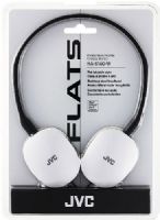 JVC HA-S160-W FLATS Light Weight Stereo Headphones, White, 500mW (IEC) Max. Input Capability, Frequency Response 12-24000Hz, Nominal Impedance 32ohms, Sensitivity 103dB/1mW, Color line-up matched to iPod nano 6G, Powerful sound with 1.18" (30mm) neodymium driver units, Soft ear-pads for ideal sound isolation and comfortable fit, UPC 046838046247 (HAS160W HAS160-W HA-S160W HA-S160)  