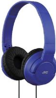 JVC HA-S180-A Colorfull On-Ear Headphones, Blue, 500mW (IEC) Max. Input Capability, High quality sound reproduction with 1.18" (30mm) Neodymium driver unit, Frequency Response 10-22000Hz, Nominal Impedance 32 ohms, Sensitivity 103dB/1mW, Powerful deep bass achieved with Deep Bass, 2-way foldable (flat & compact) design for compact portability, UPC 046838070563 (HAS180A HAS180-A HA-S180A HA-S180) 