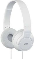 JVC HA-S180-W Colorfull On-Ear Headphones, White, 500mW (IEC) Max. Input Capability, High quality sound reproduction with 1.18" (30mm) Neodymium driver unit, Frequency Response 10-22000Hz, Nominal Impedance 32 ohms, Sensitivity 103dB/1mW, Powerful deep bass achieved with Deep Bass, 2-way foldable (flat & compact) design for compact portability, UPC 046838070594 (HAS180W HAS180-W HA-S180W HA-S180) 