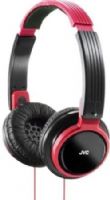 JVC HA-S200R Riptidz On-Ear Headphones, Red, Frequency Response 12-22000Hz, Nominal Impedance 32ohms, Sensitivity 107dB/1mW, Max. Input Capability 1000mW (IEC), Soft cushion ear pads for ideal sound isolation and comfortable fit, High quality sound reproduction with 30mm neodymium driver unit, UPC 046838049903 (HAS200R HA S200R HAS-200R HA-S200 HAS 200R) 