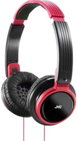 JVC HA-S200R Riptidz On-Ear Headphones, Red, Frequency Response 12-22000Hz, Nominal Impedance 32ohms, Sensitivity 107dB/1mW, Max. Input Capability 1000mW (IEC), Soft cushion ear pads for ideal sound isolation and comfortable fit, High quality sound reproduction with 30mm neodymium driver unit, UPC 046838049903 (HAS200R HA S200R HAS-200R HA-S200 HAS 200R)