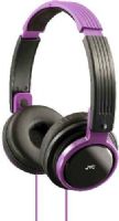 JVC HA-S200V Riptidz On-Ear Headphones, Violet, Frequency Response 12-22000Hz, Nominal Impedance 32ohms, Sensitivity 107dB/1mW, Max. Input Capability 1000mW (IEC), Soft cushion ear pads for ideal sound isolation and comfortable fit, High quality sound reproduction with 30mm neodymium driver unit, UPC 046838049910 (HAS200V HA S200V HAS-200V HA-S200 HAS 200V) 