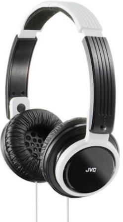 JVC HA-S200W Riptidz On-Ear Headphones, White, Frequency Response 12-22000Hz, Nominal Impedance 32ohms, Sensitivity 107dB/1mW, Max. Input Capability 1000mW (IEC), Soft cushion ear pads for ideal sound isolation and comfortable fit, High quality sound reproduction with 30mm neodymium driver unit, UPC 046838049927 (HAS200W HA S200W HAS-200W HA-S200 HAS 200W)