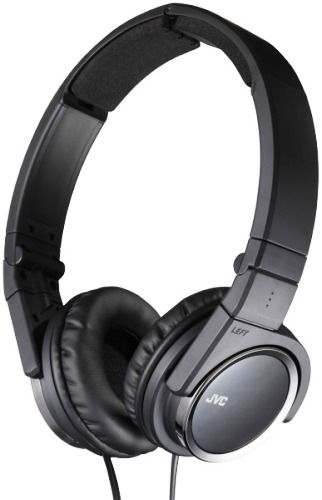 JVC HA-S400-B Lightweight Headphones with Carbon Nanotubes, Black, 1000mW(IEC) Max. Input Capability, 30mm Driver Unit, Frequency Response 10-24000Hz, Nominal Impedance 36ohms, Sensitivity 104dB/1mW, 3-way foldable structure for compact portability, Soft cushion ear-pads for ideal sound isolation and comfortable fit, UPC 046838066016 (HAS400B HAS400-B HA-S400B HA-S400)