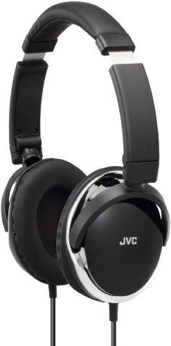 JVC HA-S660B 3.94' Lightweight Stereo Around Ear Headphone, Black, Driver Unit 40mm, Magnet type Neodymium, Frequency Response 8-25000Hz, Max. Input Capability 1000mW (IEC), Cord Length 3.94ft (1.2m), Weight (without cord) 6.84oz (194g), Plug iPhone compatible, Gold plated (L-shape) (HAS660B HA S660B HAS660 S660)