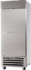 Beverage Air HBF27-1-S Solid Door Reach-In Freezer, 11.9 Amps, 60 Hertz, 1 Phase, 115 Volts, Doors Access Type, 27 Cubic Feet Capacity, Mounted Compressor Bottom, All Stainless Steel Construction, Swing Door Style, Solid Door Type, 3/4 Horsepower, Freestanding Installation Type, 1 Number of Doors, 3 Number of Shelves, 1 Sections, 0 Degrees F Temperature Range, Electronic thermostat, Automatic defrost system (HBF27-1 HBF271 HBF27 1) 