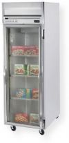 Beverage Air HBF27-1-G One Glass Door Reach In Freezer, 11.9 Amps, 60 Hertz, 1 Phase, 115 Volts, Doors Access Type, 27 Cubic Feet Capacity, Bottom Mounted Compressor, All Stainless Steel Construction, Swing Door Style, Glass Door Type, 3/4 Horsepower, Freestanding Installation Type, 1 Number of Doors, 3 Number of Shelves, 1 Sections, 78" H x 30" W x 33.75" D Dimensions, 61.75" H x 27" W x 28.5" D Interior Dimensions (HBF271G HBF27-1-G HBF27 1 G) 