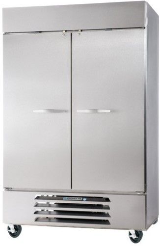 Beverage Air HBF44-1-S Horizon Series Two Solid Doors Bottom Mounted Reach-In Freezer, Stainless Steel, Stainless Steel; 44.0 cu.ft. capacity; 3/4 Horsepower; 60