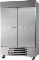 Beverage Air HBF49-1-S Two Door Reach In Freezer, 11.9 Amps, Bottom Compressor Location, 49 Cubic Feet, Solid Door Type, 3/4 Horsepower, 60 Hz., 2 Number of Doors, 2 Number of Sections, Swing Opening Style, 1 Phase, 6 Shelves, 0°F Temperature, 115 Voltage, Electronic thermostat, Automatic defrost system, 61.75" H x 49" W x 28.5" D Interior Dimensions, 78" H x 52" W x 33.75" D (HBF491 HBF49-1 HBF49 1) 