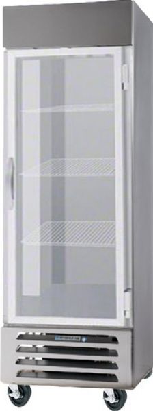 Beverage Air HBR12HC-1-G Horizon Series One Section Glass Door Reach-In Refrigerator with LED Lighting - 24