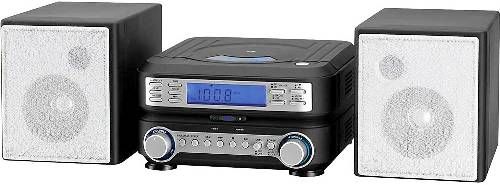 GPX HC221B Two Channel Stereo Home Music System; 0.7