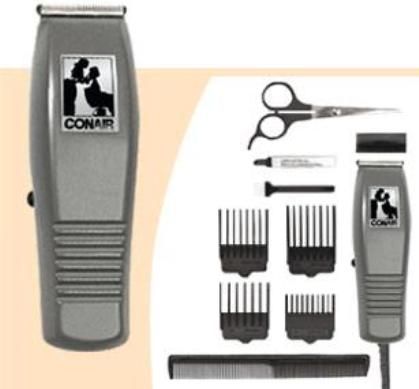 Conair HC90GB Simple Cut Haircut Kit, Magnetic motor, Stamped steel blades, 4 attachment combs, Barber comb, Barber scissors, Blade guard, Cleaning brush and oil (HC-90GB HC 90GB HC90 GB HC90-GB)