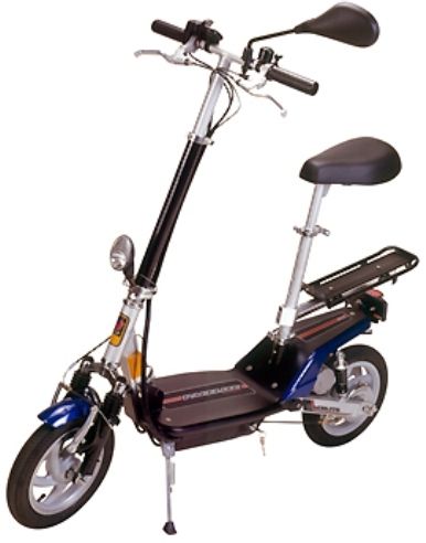 Hecheng HCF-737 Electric Leisure Scooter, 350 Watts High Efficiency Motor with rare earth magnets, Up to 10 miles per charge, Up to 15 mph Speed, Full Suspension - Front & rear shock absorbers, Headlight, Side View Mirror, Speedometer, Bell and Tail Light, Charging Time 4-6 hrs, Carrying Capacity 250 lbs (HCF737 HCF 737)