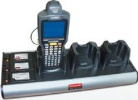 Honeywell HCH-3033-CHG Three Bay Cradle + Three Bay Battery Charger Fits with HMC3000-IMG-Li and HMC3000-LAS-Li Honeywell Batteries, Dual-chemistry charger, Charges three spare batteries plus the batteries in three devices simultaneously and fast, Tri-color charging indications, Hassle-free mounting (HCH3033CHG HCH3033-CHG HCH-3033CHG) 