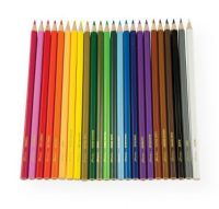 Heritage Arts HCP24 24-Piece Colored Pencil Set; Each pencil demonstrates an optimal pigment load so brilliant colors glide on smooth; Strong, 3.0mm leads are break-resistant and are encased in hexagonal 6.5mm wood barrels; Ideal for drawing, coloring, sketching, blending, and shading techniques; UPC 088354960218 (HERITAGEARTSHCP24 HERITAGEARTS-HCP24 HERITAGEARTS/HCP24 ARTWORK) 