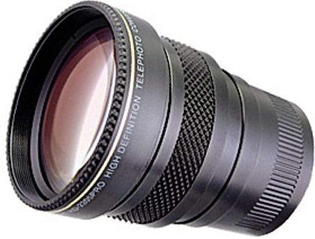 Raynox HD-2200PRO-LE High Definition Super Telephoto Lens 2.2X, Black, High-Resolution 200-line/mm, 105g Light Weight, 2G/4E High Definition design, 37mm Mounting thread, 55mm Front filter threads, 5-adapter ring included (25, 27, 30, 30.5 & 43mm), Nominal 2.2x, Actual 2.17x Diagonal, 2.17x Horizontal Magnification (HD2200PROLE HD-2200PRO HD-2200PROLE HD2200-PRO HD2200 PRO)