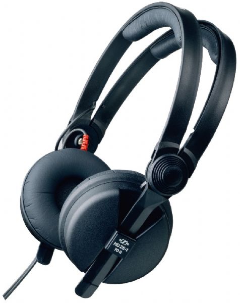 Sennheiser HD25 Closed Dynamic Compact Professional Monitoring Headphone, Frequency Response 16-22,000 Hz -3 dB (HD-25, HD 25)