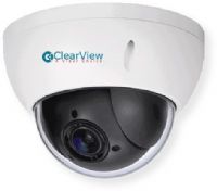 ClearView HD2-PTZ-4 2.0 Megapixel 1080P HD-AVS 4x PTZ, Pan Tilt Zoom Camera; White; 0.37" 2.0 Megapixel CMOS; 30 fps in 1080P / 60fps in 720P; Powerful 4x Optical Zoom; WDR (120 decibels), AWB, AGC, BLC, 3DNR; 2.7mm to 11mm lens; IP66, Weather Resistant; IK10, Vandalproof; DC 12 Volts, 1.5 Amperes; UPC 617401206087 (HD2PTZ4 HD2-PTZ4 HD2-PTZ-4-CAMERA CAMERA-HD2-PTZ-4  HD2-PTZ-4-IR CLEARVIEW-HD2-PTZ-4) 