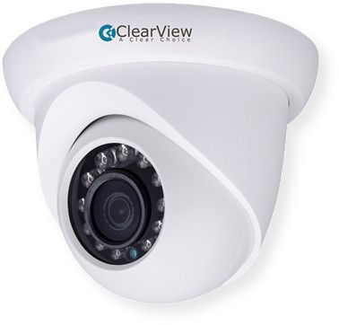 ClearView HD2-TD20A 2.1 Megapixel HD-AVS IR Dome 3.6 mm Lens with 100 feet Smart IR; White; 0.37