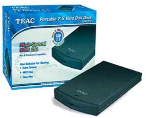 Teac HD2U40/KIT Portable 2.5 40GB Hard Disk Drive High-Speed USB 2.0 (HD2U40KIT HD2U40-KIT HD2U40 KIT HD2-U40 HD-2U40)