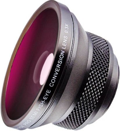 Raynox HD-3035PRO Semi-Fisheye Conversion Lens 0.3X, High-Resolution 520-line/mm, 2-group/2-element High Definition design, Ultra Wideangle 0.3x, Lens Shade Mask & 5-adapter ring included, 37mm Mounting Thread, Image distortion -45% on the digital camera (max.wideangle), -39% on the Camcorder (max.wideangle) (HD3035PRO HD 3035PRO HD3035-PRO HD3035 PRO HD-3035)