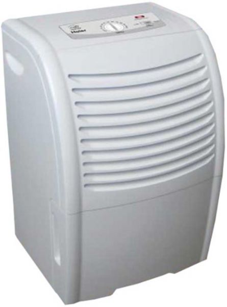 Haier HD456 Dehumidifier, 45 Pint Capacity, Mechanical Control,115 volt, Low-Temp Operation Down to 41F, Pre-Drilled Drain Connect with 3 Water Hose included, Automatic Humidistat Control, Handle on Bucket (HD-456 HD 456)