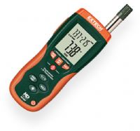 Extech HD500 Psychrometer with IR Temperature; Built-in InfraRed Thermometer for non-contact temperature measurement to 932 Degrees Fahrenheitwith 30:1 distance to target ratio; Type K Temperature function for contact temperature measurement to 2501 Degrees Fahrenheit; Highest 2 percent RH accuracy; Heavy Duty rugged double molded housing with large triple LCD backlit display; UPC: 793950105009 (EXTECHHD500 EXTECH HD500 PSYCHROMETER) 