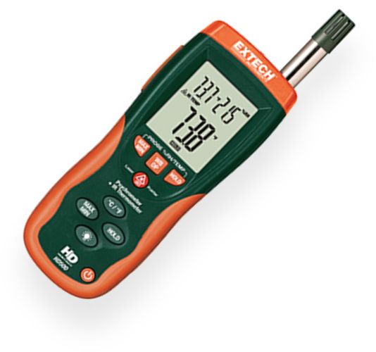 Extech Psychrometer with Infrared Thermometer Model HD500 