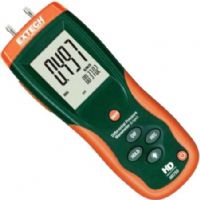 Extech HD755-NIST Differential Pressure Manometer (0.5psi range) with NIST Certificate; 11 selectable units of measure; Max/Min/Avg recording and Relative time stamp; Data Hold and Auto power off functions; Large LCD display with backlighting; Zero function for offset correction or measurement; Built-in USB (software and cable included); USB port includes software; UPC: 793950107560 (EXTECHHD755NIST EXTECH HD755-NIST MANOMETER PRESSURE NIST) 
