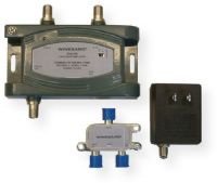 Winegard  HDA200 24dB Distribution Amplifier; Silver;  Housed in an industrial grade, weather resistant enclosure; Amp works best when located as close to the source (antenna, or cable TV drop); Each unit has an RF input, amplified RF output, and DC power insertion jack; Gain: 24dB, noise figure: 4.5 dB; UPC 615798396657 (HDA200 HDA- 200 HDA200AMPLIFIER HDA200-AMPLIFIER HDA200WINEGARD HDA200-WINEGARD) 