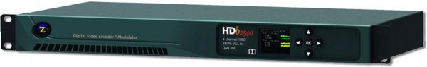 ZeeVee HDb2540-DT DirecTV 4 Ch HDbridge 2000 Series Encoder/Modulator, 720p, Use existing coaxial cabling, Compatible with any HDTV, MPEG2 video and AC3 or Mpeg-1 Layer 2 audio encoding, QAM or DVB-T/C, Optimized rack space, Front to back cooling, Consolidated cabling, Maestro headend management software, Front-Panel color LCD, Local and/or remote management, Dimensions 1.72
