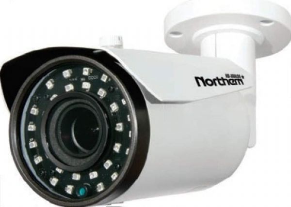 Northern Video HDBVFIR120 4-in-1 Full HD 1080p Outdoor Bullet Camera, White, Multi Format (TVI, CVI, AHD, 960H), Full HD 1080p Resolution, 1/2.9