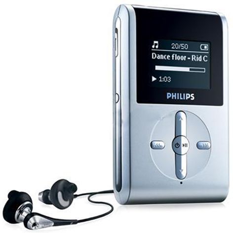 Philips HDD082/17 Refurbished Silver/Black 2 GB MP3 Player, LCD Screen Format, 96 x 64 Display Resolution, MP3/WMA/WAV Supported Audio Formats, 20 Hz-20 kHz Frequency Range, 8 - 320Kbps (MP3) / 32 - 192Kbps WMA Supporting Bit Rate, Built-in Microphone, Funk, Techno, Hip Hop, Jazz, Classic EQ, USB 2.0 PC interface supported, 3.5 mm Stereo Jack Headphones Jack (HDD082/17 HDD08217 HDD082-17 HDD082 17 PHILHDD082/17 HDD08217-R)