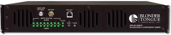 Blonder Tongue HDE8CQAM MPEG-2 HD Encoder, 8 Component/Composite, 1 Spare Inputs, 4 QAM, DishNetworks ViP211k Satellite Receivers; Compatible with ITU Annex A and B digital QAM formats; Provides comprehensive GUI-based monitoring and control via standard Web browsers; Provides a front-panel RF test point; Equipped with EAS interface (BLONDERTONGUEHDE8CQAM BLONDER TONGUE HDE8CQAM HDE 8C QAM HDE 8CQAM HDE8C QAM BLONDER-TONGUE-HDE8CQAM HDE-8C-QAM HDE-8CQAM HDE8C-QAM)