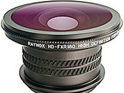 Raynox HD-FXR180 High Definition Fish-Eye Conversion Lens, For exclusive use with SONY HDR-FX1 and HVR-Z1 High Definition Cameras, Magnification: Nominal 0.24x, Actual 180 degrees (diagonal), 138 degrees (horizontal), Vertical 75 degrees (taken at 16:9 Wide mode), Lens Construction 4-group/5-element, optical glass elements all surfaces fully coated, UPC 24616090248 (HDFXR180 HD FXR180 HDFXR-180)