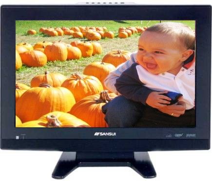 Sansui HDLCD-1900 Widescreen HDTV LCD TV, 19 in Diagonal Size, 1440 x 900 Max Internal Resolution, LCD Television Technology, Digital Audio, 3.5mm audio, Mini DIN 4-pin Connector, S-Video, Component video and Audio Connector Type (HDLCD 1900 HDLCD1900)