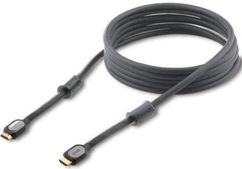 Coby HDMI12 Electronics High Resolution HDMI Cable, 12ft Cable Length, 1 x - Male - HDMI Connector on First End, 1 x - Male - HDMI Connector on Second End, 24k gold plated connectors Grade/Rating/Specifics, Oxygen-free copper (OFC) Conductor, Foil shielding Insulation, PVC Jacket (HDMI12 HDM-I12 HDM I12) 