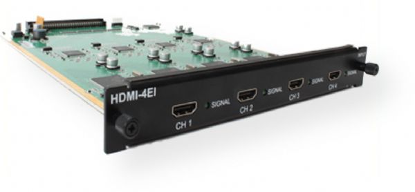 Opticis HDMI-4EO Electrical 4 ports HDMI output card; For use with OMM-2500 and OMM-1000 optical Modular Matrixes; Weight 1 pound (HDMI4EO HDMI 4EO)