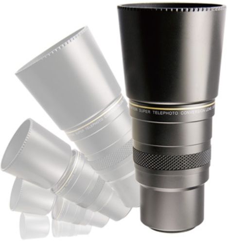 Raynox HDP-7700ES High Definition Super-Telephoto Conversion Lens 3.0x for High Vision Shootings, Construction Sturdy and solid metal body (except the Lens Shade), Magnification Nominal 3.0x Actual 3.0x Diagonal, 3.0x Horizontal, Lens construction 3-group/5-element, Coated optical glass elements, Front Filter thread 55mm, UPC 24616090170 (HDP7700ES HDP 7700ES HDP-7700)