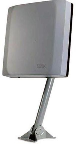 Terk HD-TVS Slim-Profile Outdoor HDTV Antenna, Adjustable element, Optimized for HDTV, It has a Built-in Amplifier, Receives reflected signals, Pipe and foot mount enables antenna to be installed on a roof, wall, balcony or attic, UHF, VHF / TV channels 2 - 13, TV channels 14 - 69 Wave Band  HDTV compatible, DTV compatible (HD TVS  HDTVS)